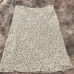 Spring floral skirt